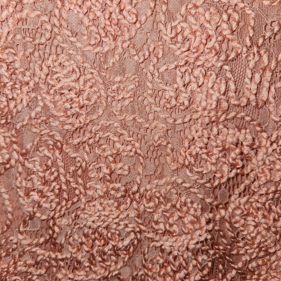 Love for Humanity Peach Colored Lace Cocktail Dress Size Large NWT - Picture 4 of 9